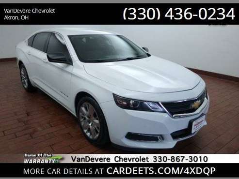 2015 Chevrolet Impala LS, Summit White - cars & trucks - by dealer -... for sale in Akron, OH