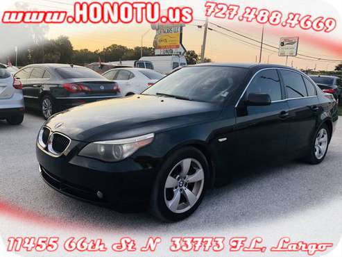 2006 BMW 530i Perfect Clean Carfax Trades Welcome Open 7 Days for sale in largo, FL