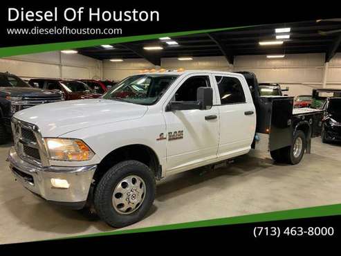 2013 Dodge Ram 3500 Tradesman 4x2 6.7L Cummins Diesel Flatbed - cars... for sale in Houston, TX