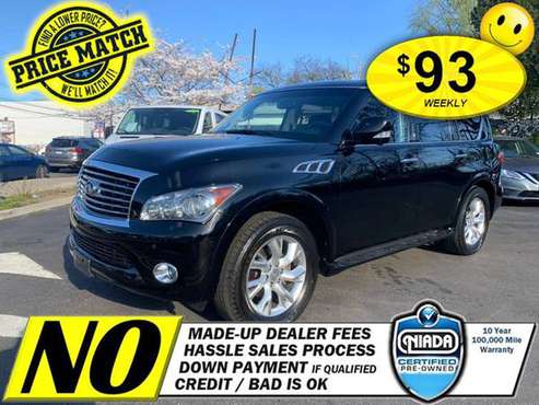2013 INFINITI QX56 4WD 4dr Ltd Avail 93 Per Week! You Own it! for sale in Elmont, NY