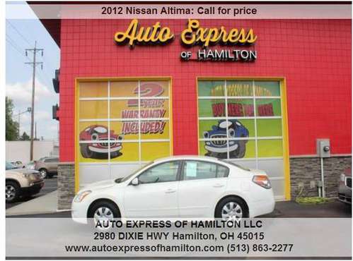 2012 Nissan Altima 399 Down TAX BUY HERE PAY HERE for sale in Hamilton, OH