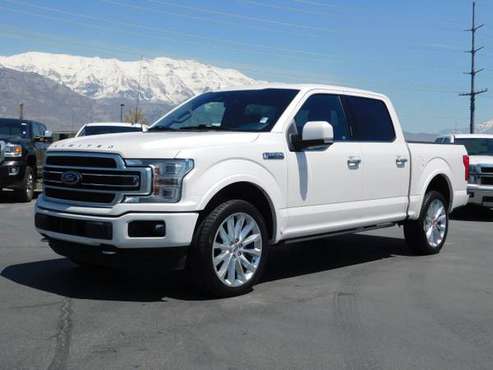 2018 Ford F-150 LIMITED White Platinum Metalli for sale in American Fork, AZ