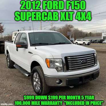 !!*2012 FORD F150 SUPERCAB XLT 4X4 PICKUP*!! - cars & trucks - by... for sale in Rowley, MA