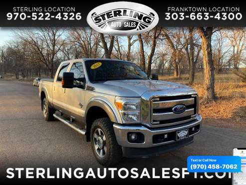 2013 Ford Super Duty F-250 F250 F 250 SRW Lariat 4WD Crew Cab 6.75... for sale in Sterling, CO
