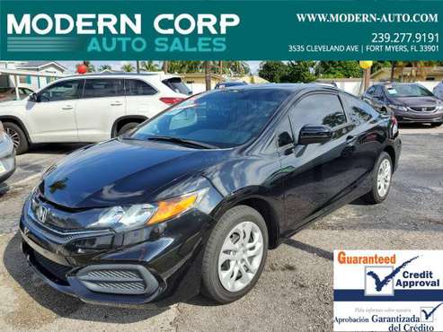 2015 HONDA CIVIC LX - 54k mi - SMARTPHONE INTEGRATION, up to 39 for sale in Fort Myers, FL