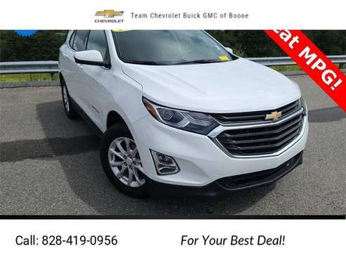 2019 Chevy Chevrolet Equinox LT suv White - cars & trucks - by... for sale in Boone, NC