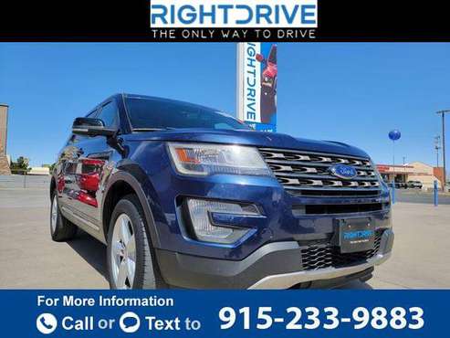 2017 Ford Explorer XLT Sport Utility 4D suv BLUE for sale in El Paso, TX