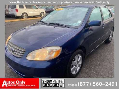 2004 Toyota Corolla LE - cars & trucks - by dealer - vehicle... for sale in Burien, WA