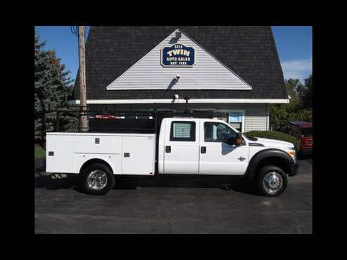 2016 Ford F-450 SD 4X4 Crew Cab Open Utility Body Ladder Rack DRW Die for sale in Spencerport, NY
