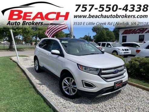 2015 Ford Edge SEL, WARRANTY, LEATHER, PANORAMIC SUNROOF, HEATED -... for sale in Norfolk, VA