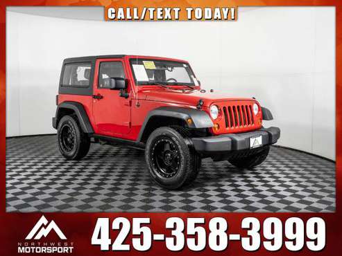 *LEATHER* 2009 *Jeep Wrangler* X 4x4 - cars & trucks - by dealer -... for sale in Lynnwood, WA