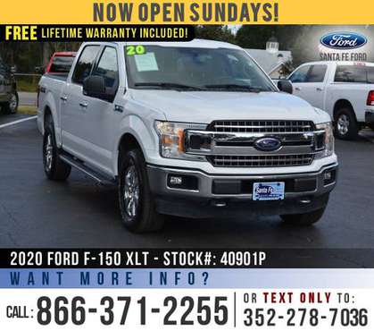 *** 2020 Ford F150 XLT 4WD *** SIRIUS - Backup Camera - Cruise -... for sale in Alachua, FL