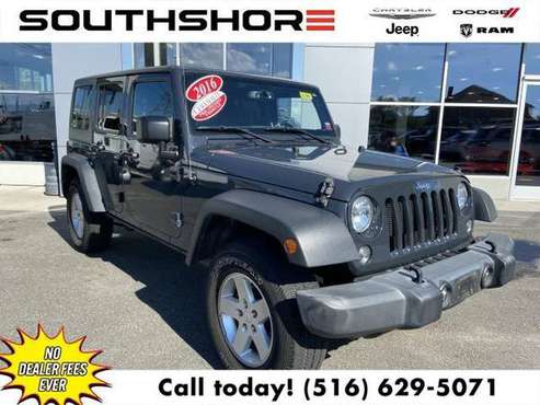 2016 Jeep Wrangler Unlimited Sport SUV - cars & trucks - by dealer -... for sale in Inwood, NY