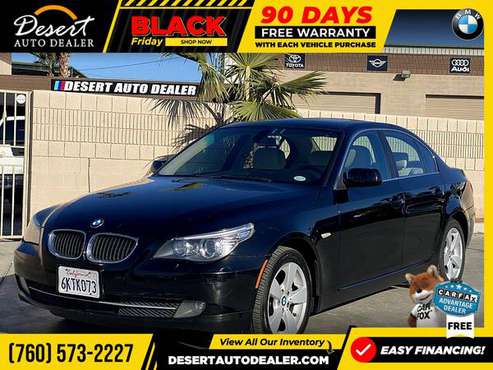 2008 BMW 528xi AWD 1 OWNER 88,000 MILES Sedan is clean inside and... for sale in Palm Desert , CA
