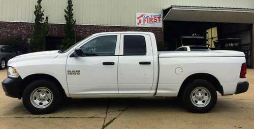 2013 RAM 1500 ST 4WD Bed Cover (White) Work Truck $11,500 w/2,000 down for sale in Brandon, MS