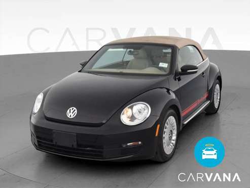 2014 VW Volkswagen Beetle 1.8T Convertible 2D Convertible Black - -... for sale in Eau Claire, WI