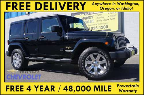 2015 Jeep Wrangler Unlimited Sahara 4 Door 4X4 LEATHER/LOW for sale in Kittitas, OR