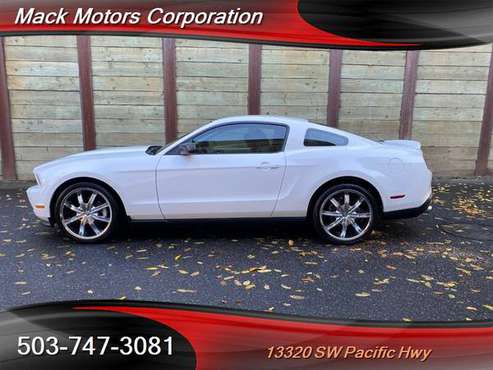2011 Ford Mustang Premium Leather 2-Owners 20" DZ Chrome Wheels -... for sale in Tigard, OR