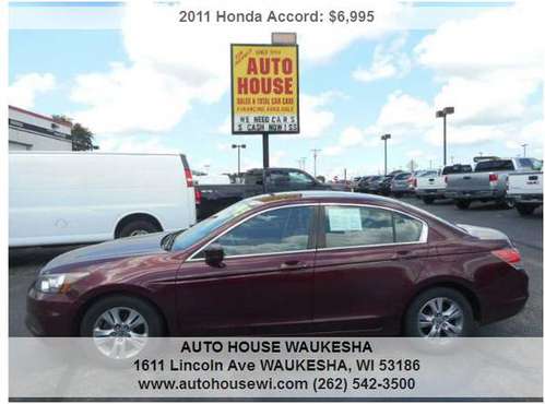 2011 Honda Accord LX alloys loadedd sharp for sale in Waukesha, WI