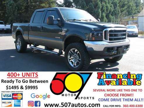 2004 Ford Super Duty F-250 Crew Cab 156 Lariat 4WD - cars & trucks -... for sale in Roy, WA