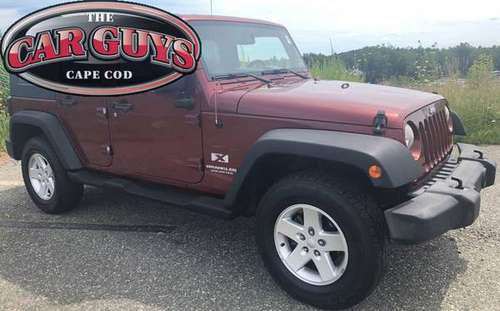 2007 Jeep Wrangler Unlimited X 4x4 4dr SUV < for sale in Hyannis, MA