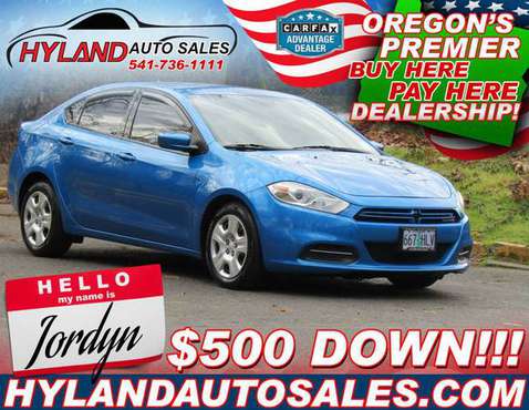 2015 DODGE DART SE *ONLY $500 DOWN @ HYLAND AUTO SALES👍 - cars &... for sale in Springfield, OR