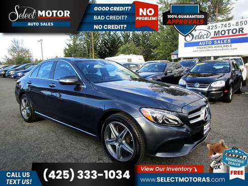 2015 Mercedes-Benz C-Class C 300 4MATIC AWDSedan FOR ONLY $442/mo! -... for sale in Lynnwood, WA