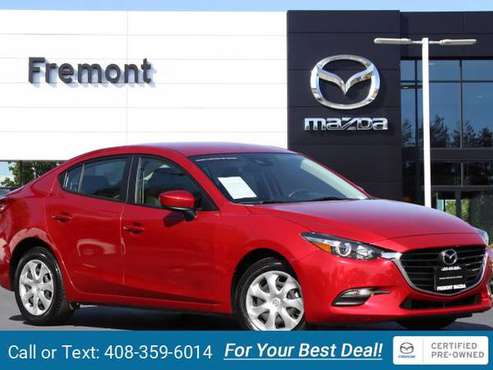 2018 Mazda Mazda3 Sport Sedan sedan Soul Red Metallic - cars & for sale in Newark, CA