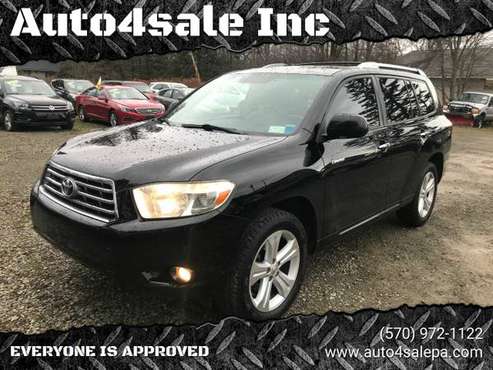 2008 Toyota Highlander LIMITED, LEATHER, SUNROOF, 3RD ROW, WARRANTY.... for sale in Mount Pocono, PA