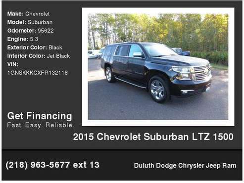 2015 Chevrolet Suburban LTZ 1500 for sale in Duluth, MN