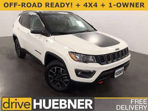 2019 Jeep Compass White Clearcoat Great Price WHAT A DEAL - cars & for sale in Carrollton, OH
