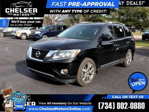 $201/mo - 2014 Nissan Pathfinder Platinum - Easy Financing! - cars &... for sale in Chelsea, MI