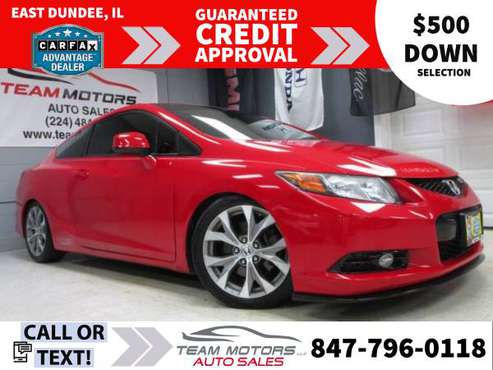 2012 Honda Civic *Manual* *Coupe* *Si* - cars & trucks - by dealer -... for sale in East Dundee, IL
