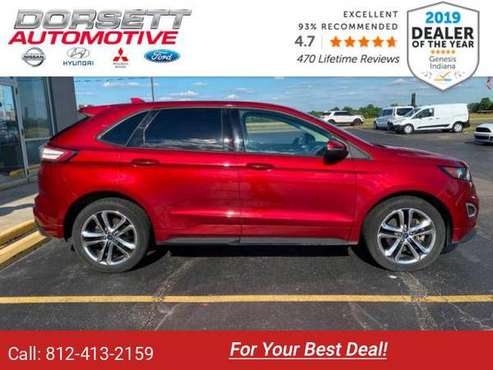 2016 Ford Edge hatchback RUBY RED - cars & trucks - by dealer -... for sale in Terre Haute, IN