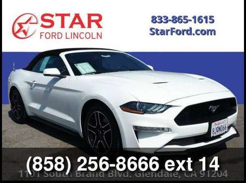 2019 Ford Mustang EcoBoost - cars & trucks - by dealer - vehicle... for sale in Glendale, CA