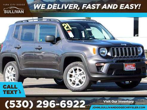 2021 Jeep Renegade Sport FOR ONLY 357/mo! - - by for sale in Yuba City, CA