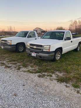 2-2005 CHEVROLET TRUCKS - cars & trucks - by owner - vehicle... for sale in Port clinton , OH