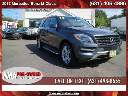 2013 Mercedes-Benz M-Class 4MATIC 4dr ML350 **Bad/No Credit ok** for sale in Huntington Station, NY