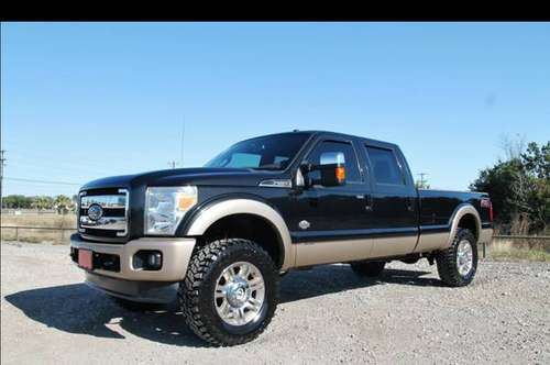 CLEAN 2014 FORD F-350 SRW KING RANCH FX4 6.7L POWERSTROKE LOADED!! -... for sale in Liberty Hill, IN