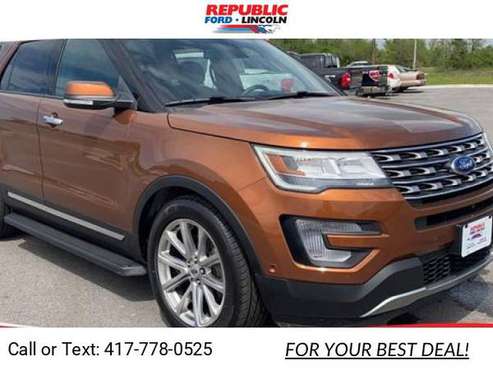 2017 Ford Explorer Limited suv - - by dealer - vehicle for sale in Republic, MO