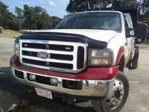 Ford F550 DIESEL 2002 4x4 dump truck for sale in Plymouth, MA