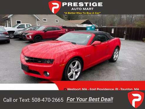 2012 Chevy Chevrolet Camaro 2LT coupe Red - cars & trucks - by... for sale in Westport , MA