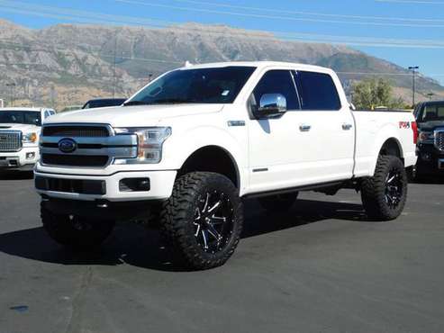 2018 *Ford* *F-150* *PLATINUM FX4* Oxford White for sale in American Fork, UT