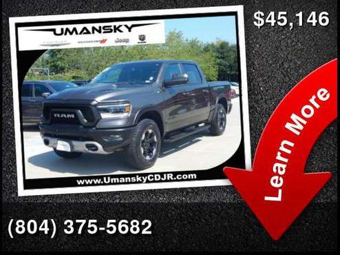 2019 RAM Rebel **BLACK FRIDAY Starts Early! Call for your LOWEST... for sale in Charlotesville, VA