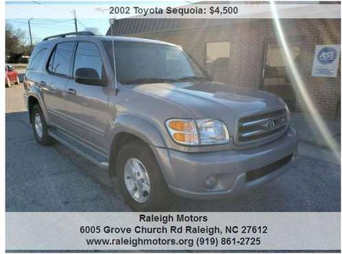2002 Toyota Sequoia 226, 389 Miles - - by dealer for sale in Raleigh, NC