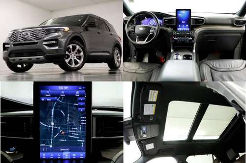 HEATED COOLED LEATHER! GPS! 2020 Ford Explorer PLATINUM 4X4 4WD SUV for sale in Clinton, MO
