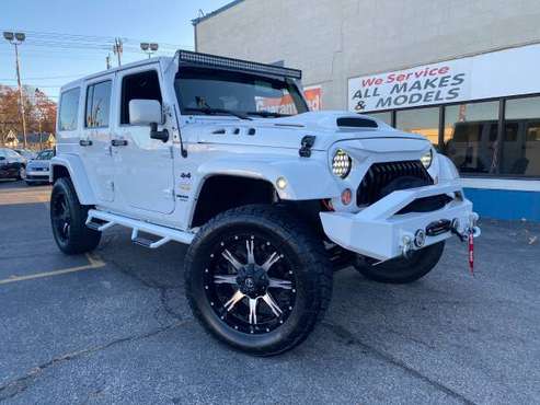2015 JEEP WRANGLER UNLIMITED SAHARA 4X4 DR SUV - cars & trucks - by... for sale in Cleveland, OH