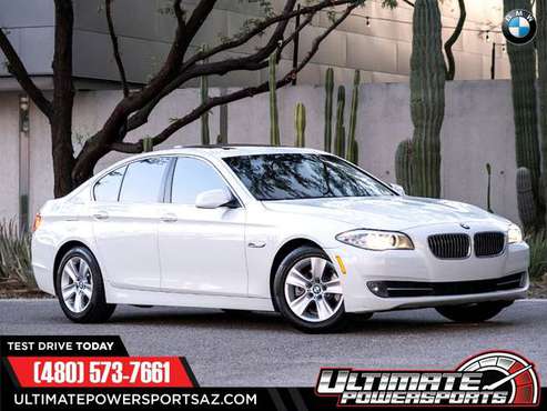 2011 BMW 528I ALPINE WHITE PREMIUM for $214/mo - WE FINANCE! - cars... for sale in Scottsdale, AZ
