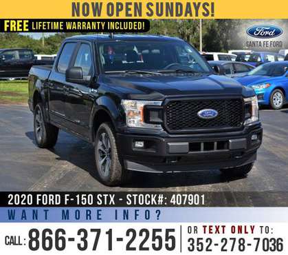 *** 2020 FORD F150 STX 4WD *** SAVE Over $7,000 off MSRP! - cars &... for sale in Alachua, FL