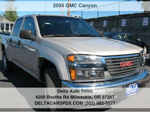 2004 GMC Canyon Crew Cab 4WD aka Chevrolet Chevy Colorado 1 Owner -... for sale in Milwaukie, OR